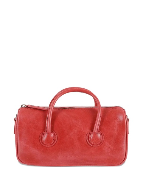 Marge Sherwood leather cylindrical tote bag - Red - zdjęcie produktu nr 2