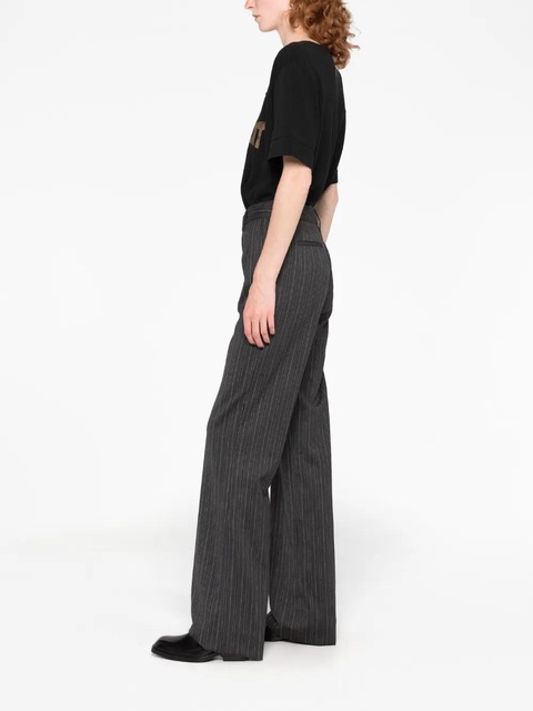 Alessandra Rich pinstriped tailored trousers - Grey - zdjęcie produktu nr 2