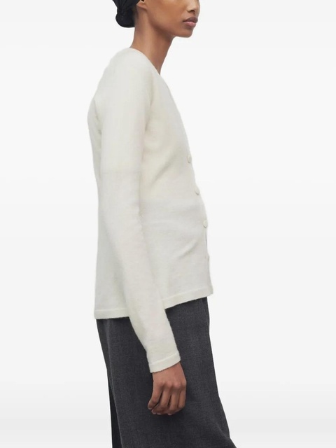 The Row v-neck cashmere cardigan - Green - zdjęcie produktu nr 2