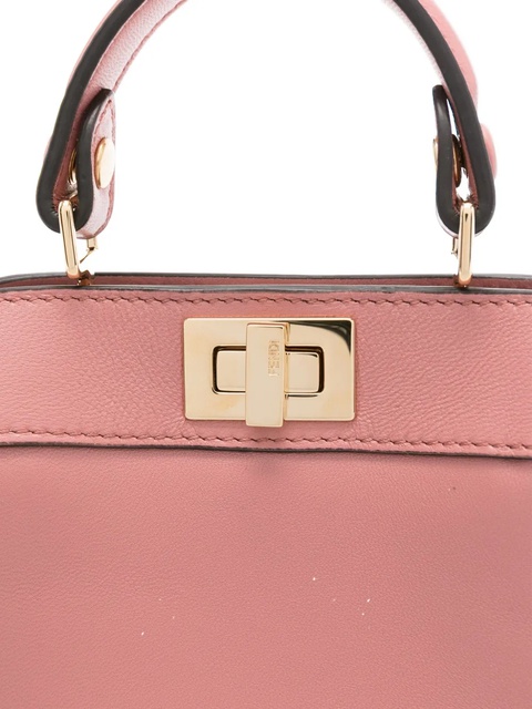 FENDI nano Peekaboo top-handle mini bag - Pink - zdjęcie produktu nr 2