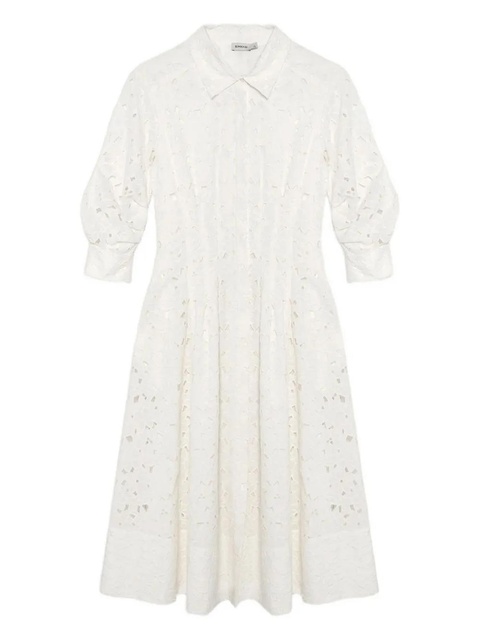 Simkhai eyelet-embroidered shirt dress - White - zdjęcie produktu nr 1