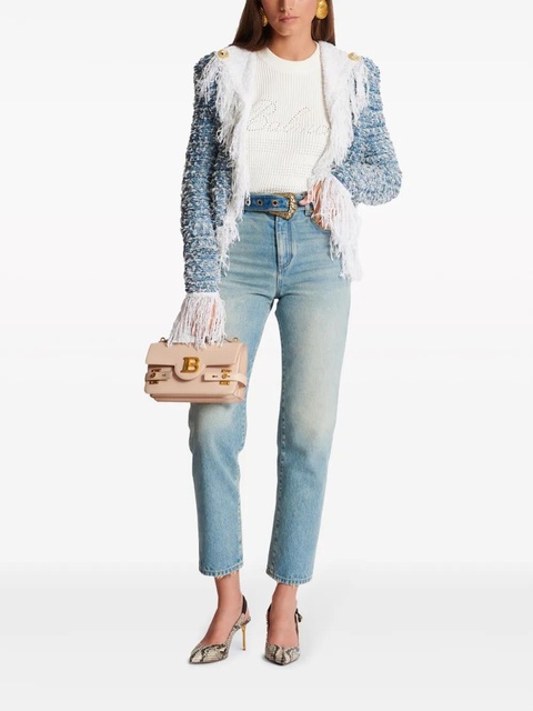 Balmain 6-Button ribbed-knit jumper - White - zdjęcie produktu nr 2