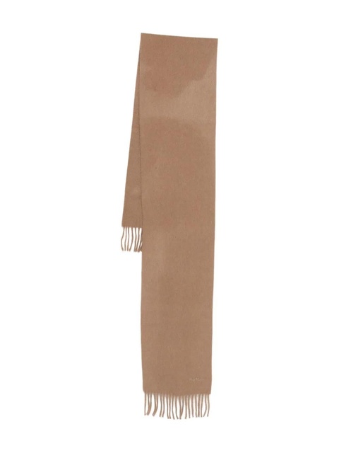 Max Mara fringed wool scarf - Brown - zdjęcie produktu nr 1