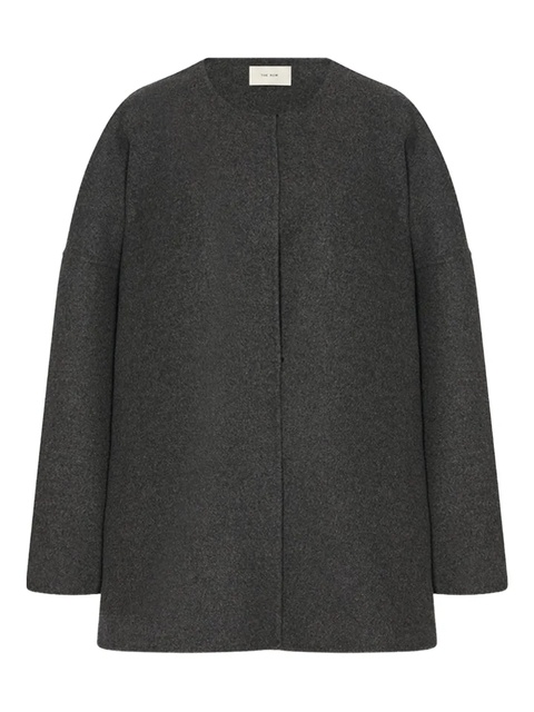 The Row Elke cashmere round-neck jacket - Grey - zdjęcie produktu nr 1