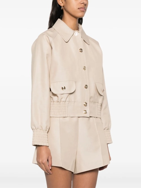 Maje raglan-sleeve bomber jacket - Neutrals - zdjęcie produktu nr 2
