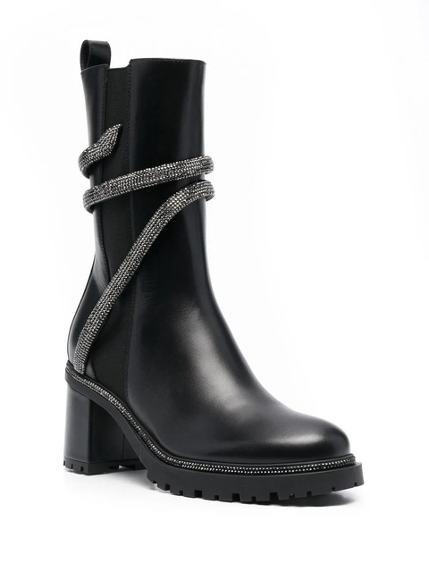 René Caovilla Cleo 65mm embellished Chelsea boots - V213 BLACK/JET HEMATITE - zdjęcie produktu nr 2