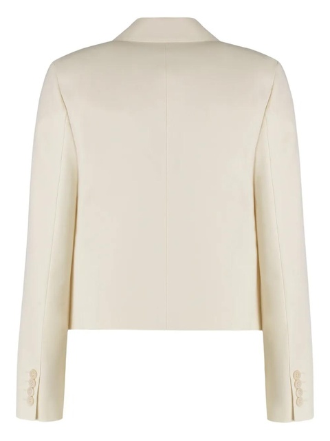 Max Mara bow-detail jacket - White - zdjęcie produktu nr 2