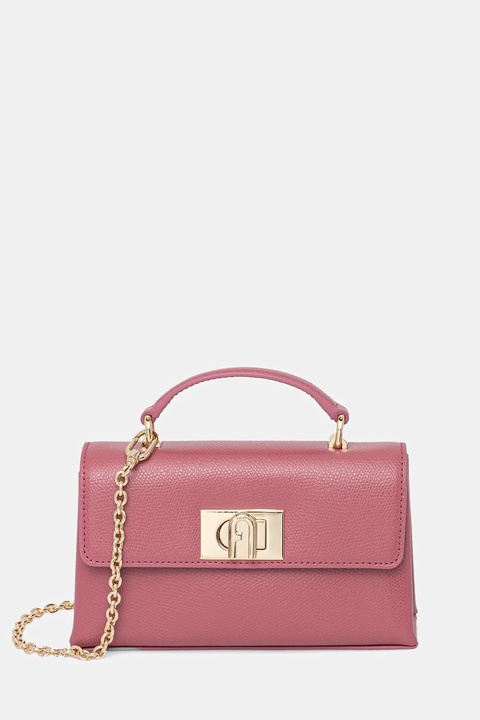 Furla torebka skórzana kolor różowy WE00423.ARE000.4147S - zdjęcie produktu nr 1
