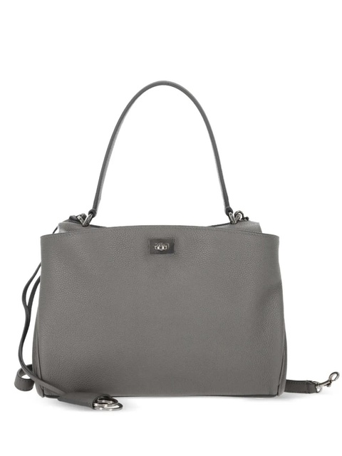 Balenciaga small side-snap leather tote bag - Grey - zdjęcie produktu nr 1