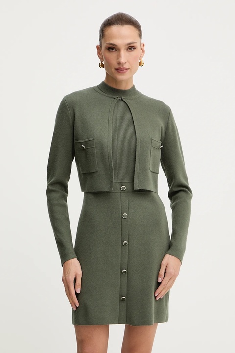 Morgan sukienka kolor zielony mini dopasowana RMCASSY - zdjęcie produktu nr 1