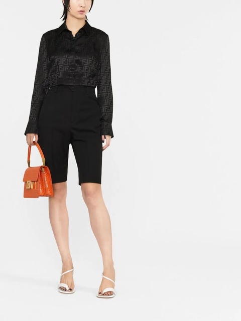 FENDI FF pattern silk shirt - Black - zdjęcie produktu nr 2