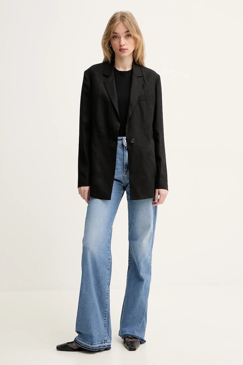 Iceberg t-shirt bawełniany damski kolor czarny F091 6318 - zdjęcie produktu nr 2