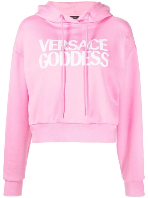 Versace Versace Goddess logo hoodie - Pink - zdjęcie produktu nr 1