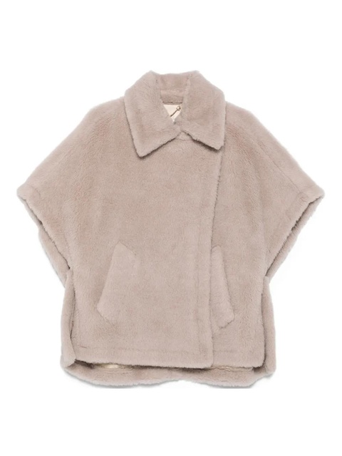 Max Mara Tebe Teddy cape - Neutrals - zdjęcie produktu nr 1