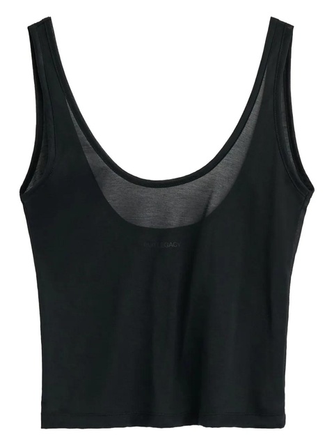 OUR LEGACY scoop-neck tank top - Black - zdjęcie produktu nr 1