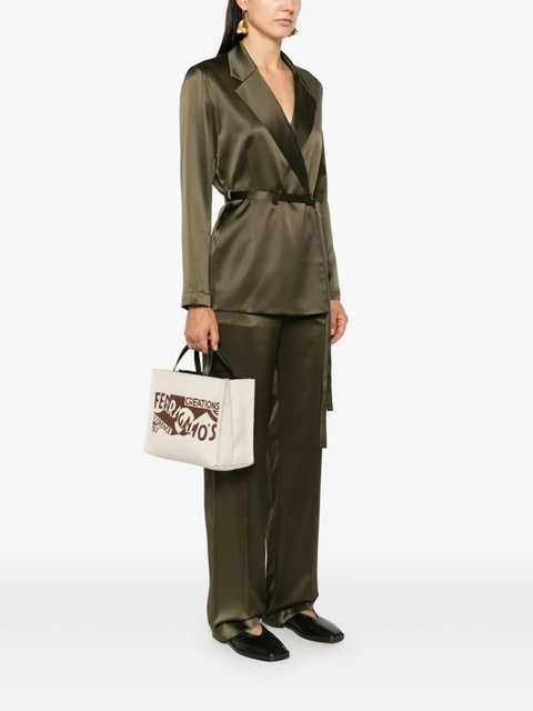 Ferragamo logo tote bag - Neutrals - zdjęcie produktu nr 1