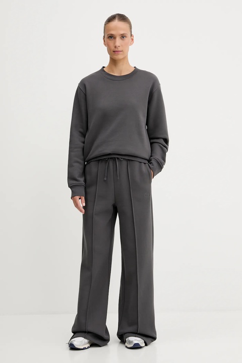 The North Face bluza bawełniana Dome Relaxed damska kolor szary gładka NF0A8EU4RHI1 - zdjęcie produktu nr 2