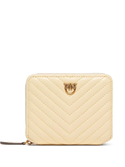 PINKO chevron-quilted zipped wallet - Neutrals - zdjęcie produktu nr 1