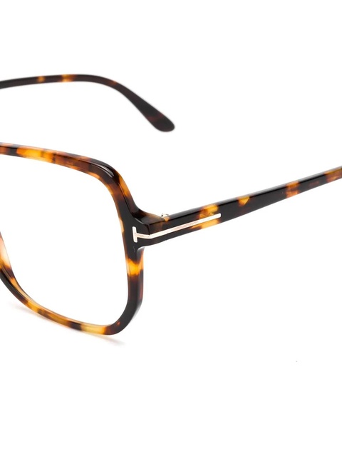 TOM FORD Eyewear oversized frame glasses - Brown - zdjęcie produktu nr 2