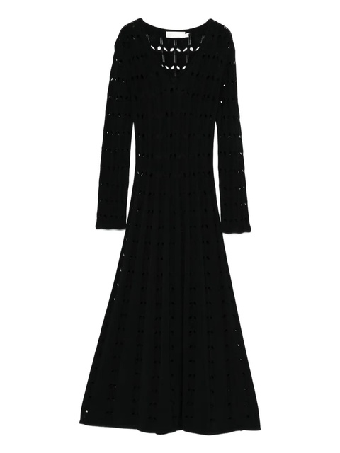 ZIMMERMANN Rhiannon pointelle maxi dress - Black - zdjęcie produktu nr 1