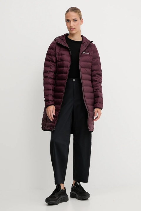 Columbia kurtka sportowa puchowa Lake 22 kolor fioletowy 2088322 - zdjęcie produktu nr 2