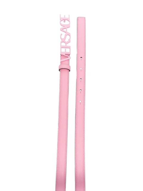 Versace logo-embellished thin belt - Pink - zdjęcie produktu nr 2