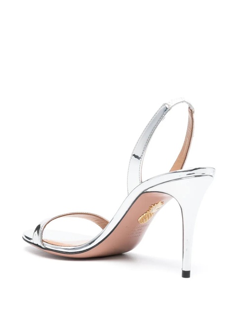 Aquazzura So Nude 85mm sandals - Silver - zdjęcie produktu nr 2
