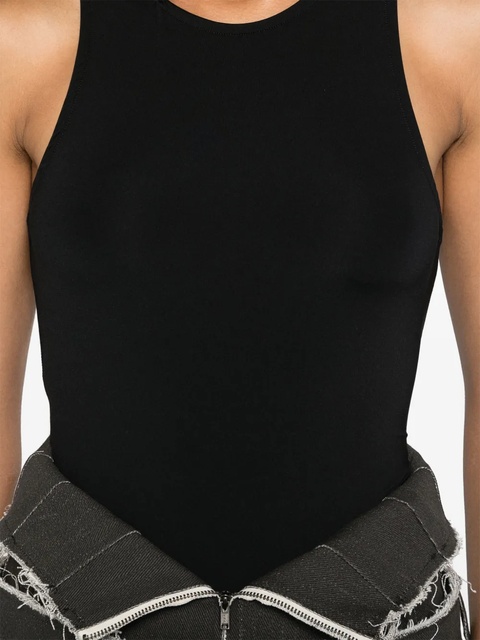 OUR LEGACY Wave cropped tank top - Black - zdjęcie produktu nr 2