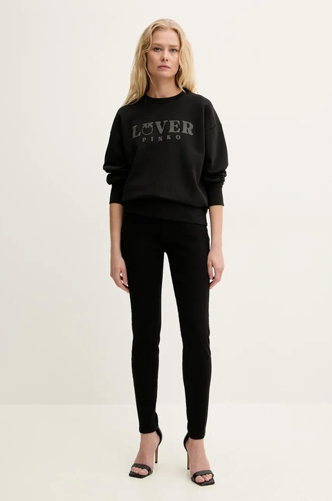 Guess jeansy damskie kolor czarny W5RA34 D5LM1 - zdjęcie produktu nr 2