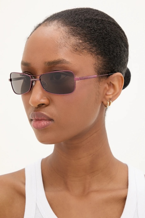 Jacquemus okulary przeciwsłoneczne STATZIONE damskie kolor fioletowy JAC118C2SUN - zdjęcie produktu nr 1
