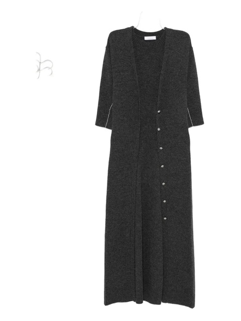Rabanne layered midi dress - Grey - zdjęcie produktu nr 1