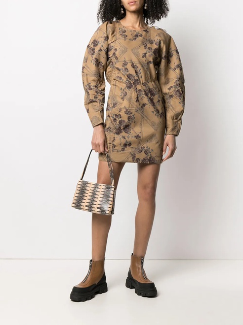 GANNI floral jacquard dress - Neutrals - zdjęcie produktu nr 2