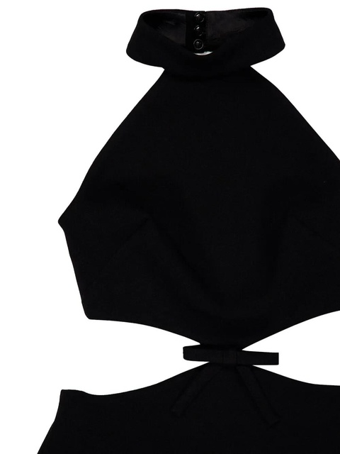 Casablanca halter-neck mini dress - Black - zdjęcie produktu nr 2