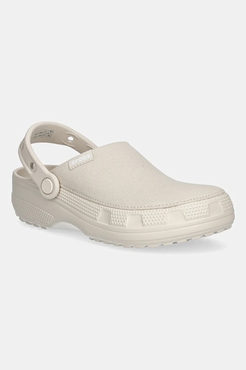 Crocs klapki Classic Crafted Clog damskie kolor beżowy 211354 - zdjęcie produktu nr 1