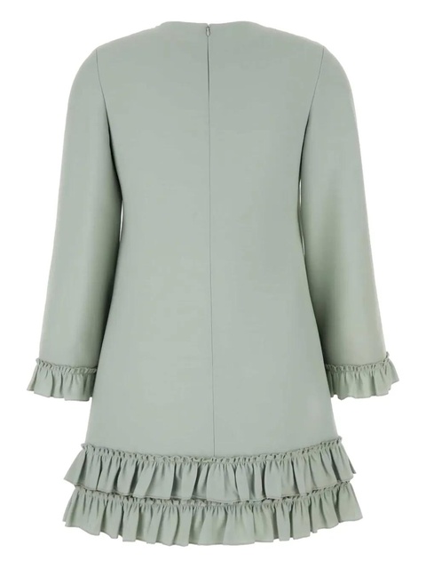 Valentino Garavani bow-detail mini dress - Green - zdjęcie produktu nr 2