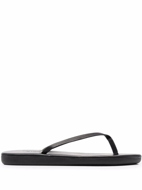Ancient Greek Sandals Saionara leather flip flops - Black - zdjęcie produktu nr 1