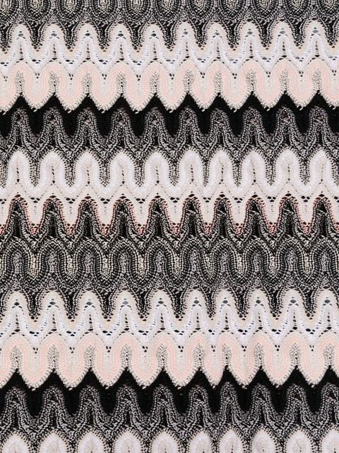 Missoni zigzag-woven scarf - Black - zdjęcie produktu nr 2