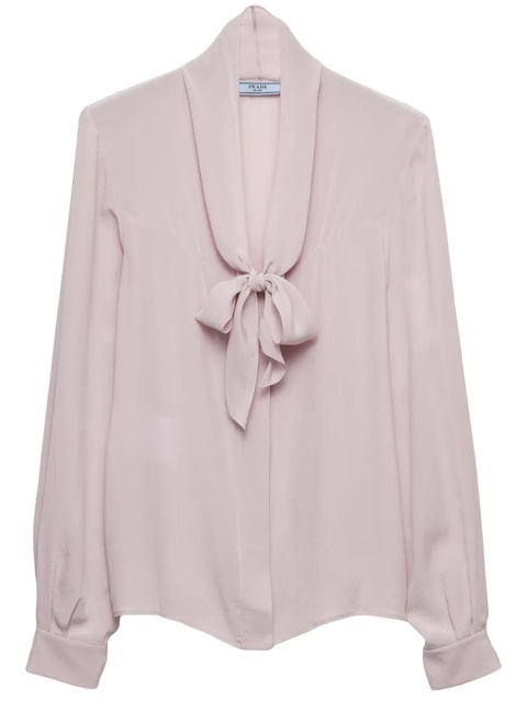 Prada Marocain blouse - Purple - zdjęcie produktu nr 1