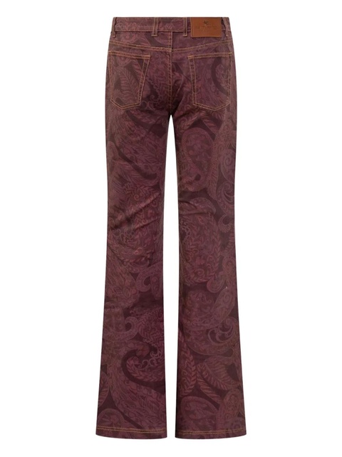 ETRO paisley jeans - Red - zdjęcie produktu nr 2
