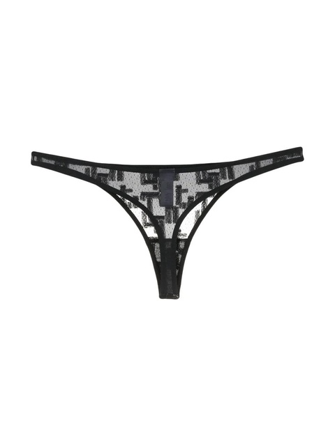 ERES semi-sheer design tong - Black - zdjęcie produktu nr 2