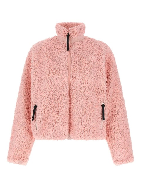 Jil Sander teddy-effect zip-front jacket - Pink - zdjęcie produktu nr 2