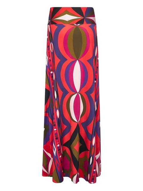 PUCCI geometric-print midi skirt - Pink - zdjęcie produktu nr 2