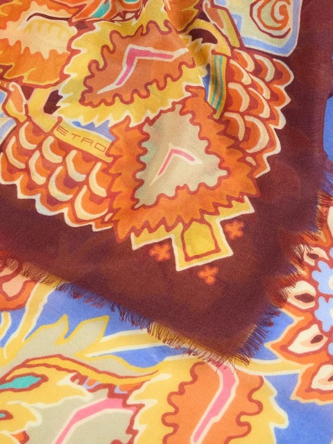 ETRO printed shawl - Blue - zdjęcie produktu nr 2