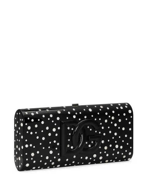 Dolce & Gabbana DG crystal clutch bag - Black - zdjęcie produktu nr 2