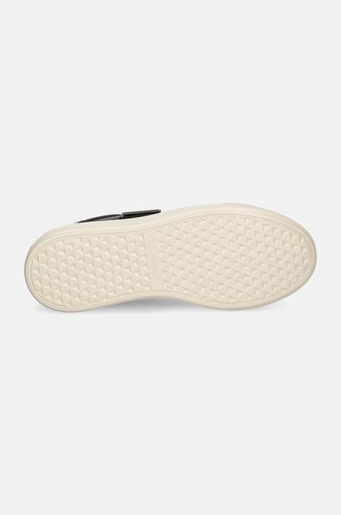 Karl Lagerfeld sneakersy skórzane MAXI KUP kolor czarny KL62212 - zdjęcie produktu nr 2