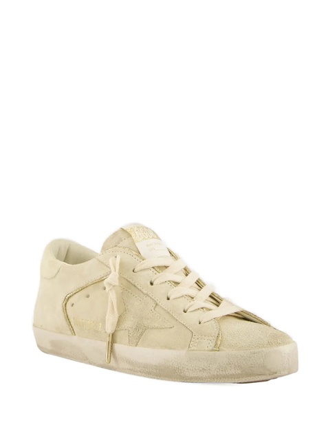 Golden Goose glitter-piping suede sneakers - Neutrals - zdjęcie produktu nr 1