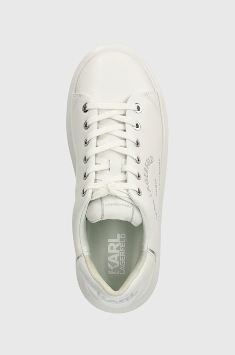 Karl Lagerfeld sneakersy skórzane KAPRI kolor biały KL62539F - zdjęcie produktu nr 2