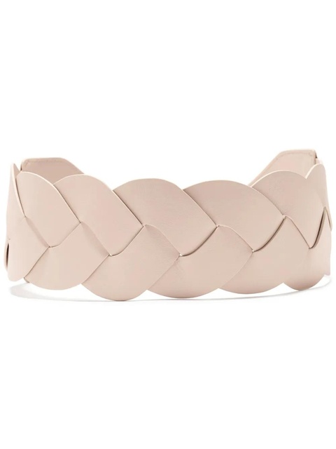 Altuzarra Braid leather waist belt - Neutrals - zdjęcie produktu nr 1