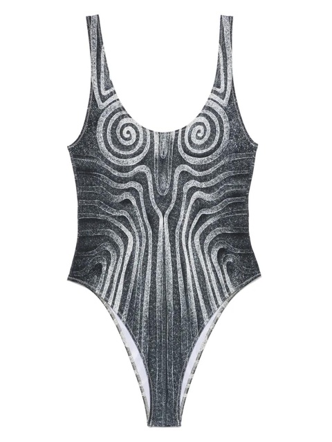Jean Paul Gaultier printed swimsuit - Black - zdjęcie produktu nr 1