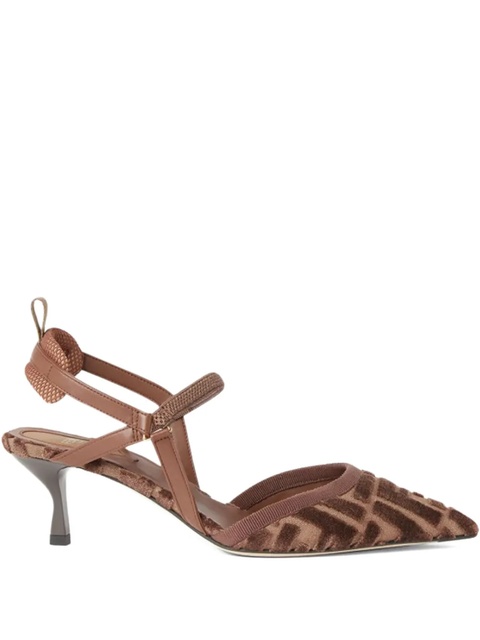 FENDI 55mm Colibrì Lite slingback pumps - Brown - zdjęcie produktu nr 1